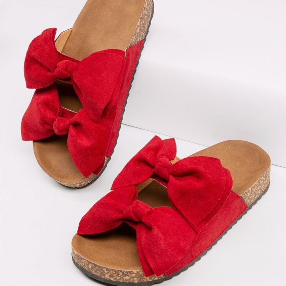 Twin Bow Sandals